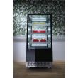 Vitrina frigorifica de prezentare interval temp. 2/6?C, 480 W corp inox, ARKTIC by Hendi, 650x805x(H)1445 mm, 300 Litri, Clasa energetica C