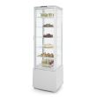 Vitrina frigorifica prezentare, alba,270lt, 556x526x(H)1913mm,230v 290w.