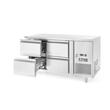 Masa rece cu 2 usi Profi Line 280 L, Arktic, 230V/250W, 1360x700x(H)858mm