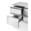 Masa rece cu 2 usi Profi Line 280 L, Arktic, 230V/250W, 1360x700x(H)858mm
