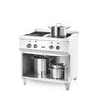 Masina de gatit cu inductie, 4 arzatoare, spatiu depozitare,17000 W,Hendi, 800x700x(H)870mm