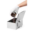 Colector scrum, inox, Hendi, 210x140x(H)90 mm, cu capac rabatabil