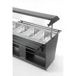 Carucior incalzire GN1/1 pentru bufet Hendi, capacitate 1490L, 2000w, 1490x765x(H)1370mm