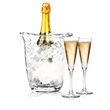 Frapiera / racitor vin, sampanie, Hendi, policarbonat transparent, 22 x 18.5 x 22. 6 cm
