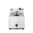 Friteuza XL, Profi Line cu robinet de scurgere, 10L, 400V / 6600W, 302x687x(H)375 mm 