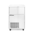 Masina cuburi de gheata, Master Frost & Hendi, otel inoxidabil, 66 kg/24 h, cub forma de clopotel, cu gauri hexagonale / 18 gr, 230 V/720 W, 600x580x(H)840 mm