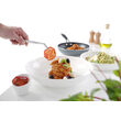 Penseta cu varf curbat, (L)305 mm, inox, pentru dezosare peste / manevrare produse fierbinti / decorare, Hendi
