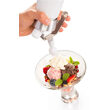 Aparat / sifon frisca Kitchen Line, Hendi, capacitate 0.95 lt, diam 9.5 x (H) 32 cm, incluse 3 duze polipropilena si perie curatare