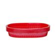 Cos de paine oval, Hendi, Rosu, 6 buc, 275x175x(H)38mm