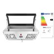 Vitrina frigorifica de prezentare salate, 67 lt, interval temp. 0-12 gr C, 105 W, corp inox, ARKTIC by Hendi, 767x612x(H)328 mm, Clasa energetica C