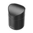 Настолно кошче за отпадъци с люлеещ се капак, HENDI, 1,2л, черно, ⌀120x(H)165мм