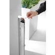 Scrumiera Hendi tip stalp, otel inoxidabil 18/8, 17x(H)92 cm