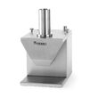 Taietor electric pentru carnati, inox, cu lama dubla si grosime taiere reglabila, 135W, Hendi, 230x185x(H)325 mm