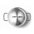 Oala cu capac, 2 Lit, 16 cm diametru x11cm inaltime , inox, gama Hendi Profi Line, potrivita si pt uz profesional