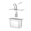 Capac cu dozator pentru recipiente GN, Hendi, GN 1/3, 330x180 mm