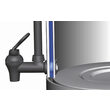 Percolator / cafetiera profesionala, 6lt, Hendi, cu pereti dubli din inox, 1500W, diam. 241x (H)480 mm, robinet anti-picurare, temperatura ajustabila pana la 100 C, filtru incorporat pentru cafea macinata