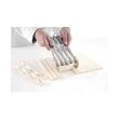 Taietor pentru aluat din otel inoxidabil cu 5 role, 222x56x(h)55 mm