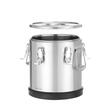 Container pentru transport alimentar, izolat din inox, Kitchen Line, HENDI, 22L, Argintiu, ø330x(H)370mm