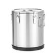 Container pentru transport alimentar,izolat din inox, 36 litri