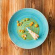 Farfurie Fine Dine, colectia Tukurus, dimetru 300 mm, portelan, rezistenta la temperaturi pana la 180 C