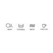 Farfurie Fine Dine, Bianco, Alb, portelan vitrificat, rezistenta la temeperaturi de pana la 180 C, diametru 270 mm