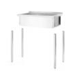 Masa co o singura chiuveta Budget Line 1000x600x850 mm s.s.