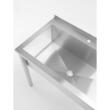 Masa cu o singura chiuveta Budget Line 800x600x850 mm s.s.