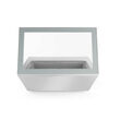 Vitrina de prezentare pentru inghetata, 77 lt, -18/-25 gr C, corp inox, ARKTIC by Hendi, 867x735x(H)373mm, Clasa energetica E