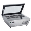 Vitrina de prezentare pentru inghetata, 77 lt, -18/-25 gr C, corp inox, ARKTIC by Hendi, 867x735x(H)373mm, Clasa energetica E