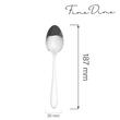 Lingurita desert Fine Dine, gama Como, (L)187 mm