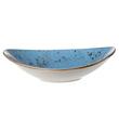Farfurie de servire albastra barcuta, 250x160 mm