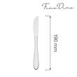 Cutit desert Fine Dine, gama Como, (L)190 mm