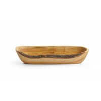 Bol din lemn de maslin alungit, HENDI, 300x95x(H)60mm