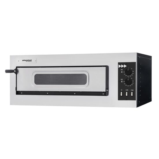 Cuptor pizza basic 1/50 vetro, Prismafood, 400V/4000W, 915x621x(H)357mm