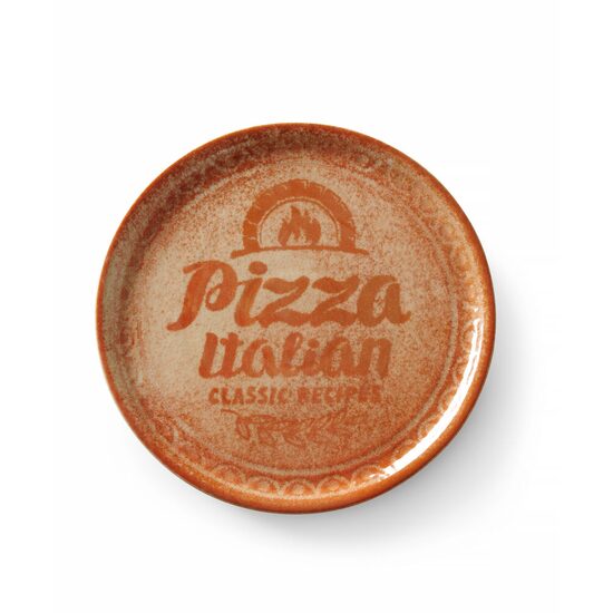 Farfurie pizza rosu caramida 330 mm