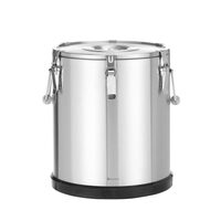 Container pentru transport alimentar,izolat din inox, 36 litri