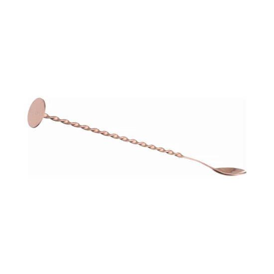 Bar lingura cu muddler, Bar up, Cupru, 280x35mm