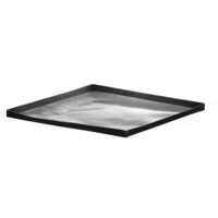 Тава за високоскоростна фурна, незалепваща, HENDI, черно, 280x280x(H)15мм, Квадрат