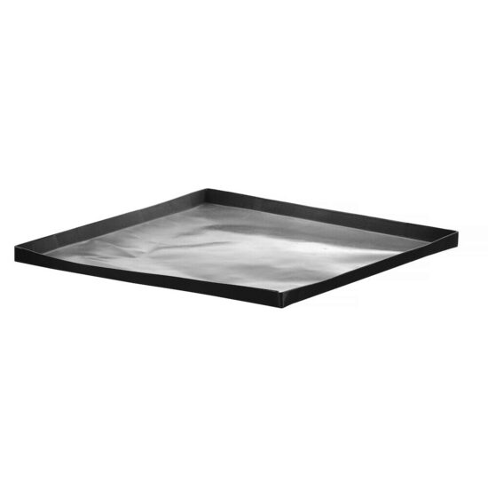 Тава за високоскоростна фурна, незалепваща, HENDI, черно, 280x280x(H)15мм, Квадрат