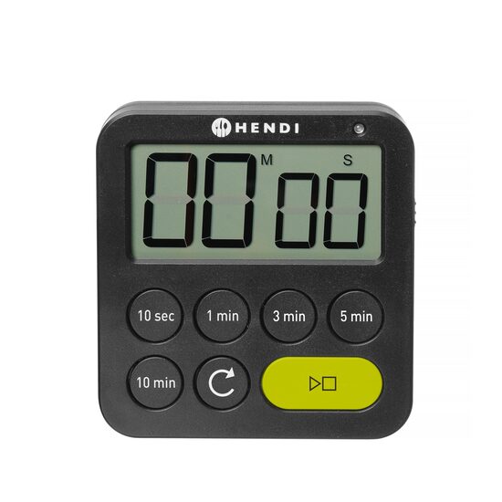 Temporizator, HENDI, Negru, 82x20x(H)88mm