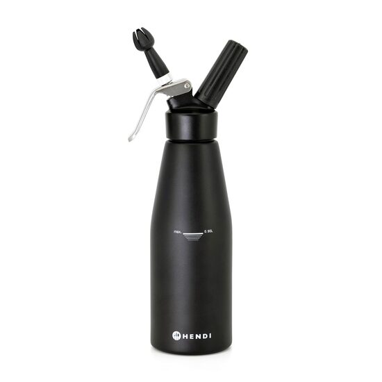 Whipper crema Kitchen Line, 0,95L, Negru, ø95x(H)320mm