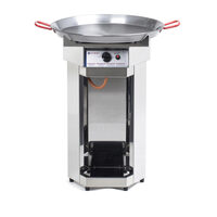 Gratar Hendi gaz Fiesta 600 - otel inoxidabil - 4.8 Kw