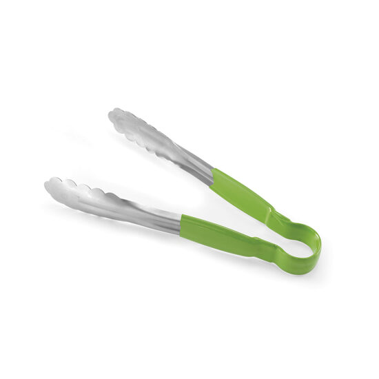 Cleste de servire Hendi, HACCP, verde, (L)250 mm, maner PVC, otel inoxidabil