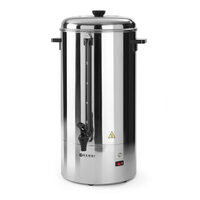 Percolator / Cafetiera profesionala, capacitate 15 lt, inox,1500 W, 384x355x(H)600mm