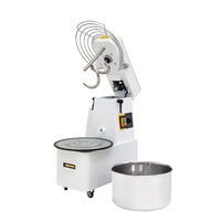 Malaxor profesional spirala cu vas detasabil 1 viteza echipat cu roti pivotante vas, capac si spirala din inox 18/10 Hendi 41 litri, capacitate maxima incarcare 35 Kg, productivitate 112 Kg, 1100 W 480x805x(H)870 mm