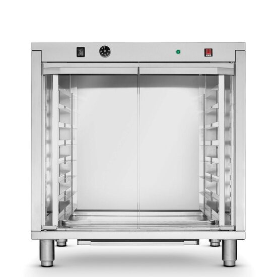 Dospitor profesional Hendi Inox 2 incalzitoare 2,4 kW 8 tavi x 600x400 mm 30?C la 60?C