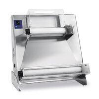 Aparat electric pentru formatare aluat de pizza sau paste, Hendi 500, 2 Role 370W diametru disc aluat de la 26 cm pana la 45 cm 635x410x(H)680 mm