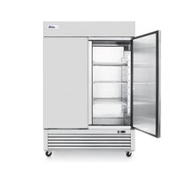 Frigider profesional ARKTIC by Hendi Kitchen Line cu 2 usi 1300 L 1382x800x(H)2100 mm otel inoxidabil -5/+5°C 6 rafturi potrivite pentru GN 2/1