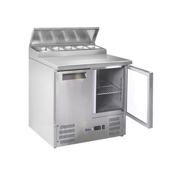 Masa rece cu 2 usi  cu suprastructura,Hendi 900x695x(H)955 mm