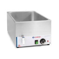 Vas Bain-marie Hendi Kitchen Line cu robinet de scurgere GN 1/1 150 mm, 1200 W